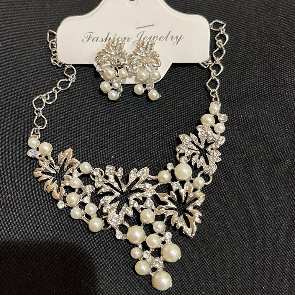 Bridal Necklace & Earrings